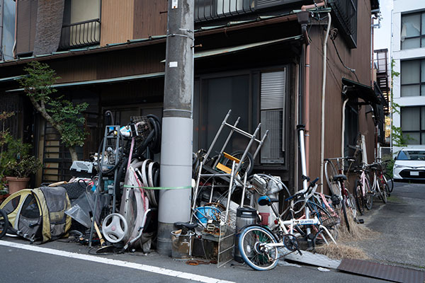東京都内で自転車の回収処分