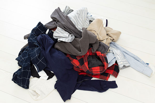 東京都内で洋服の回収処分